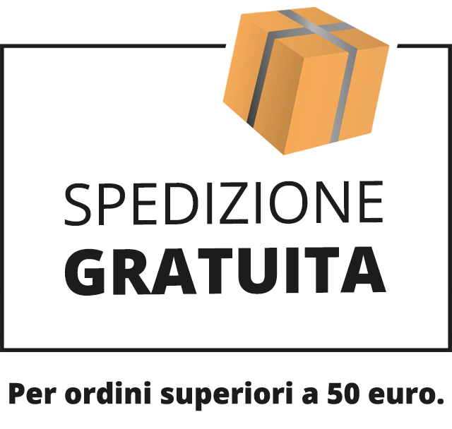 Spedizione senza costo per ordini che superano 50 euro